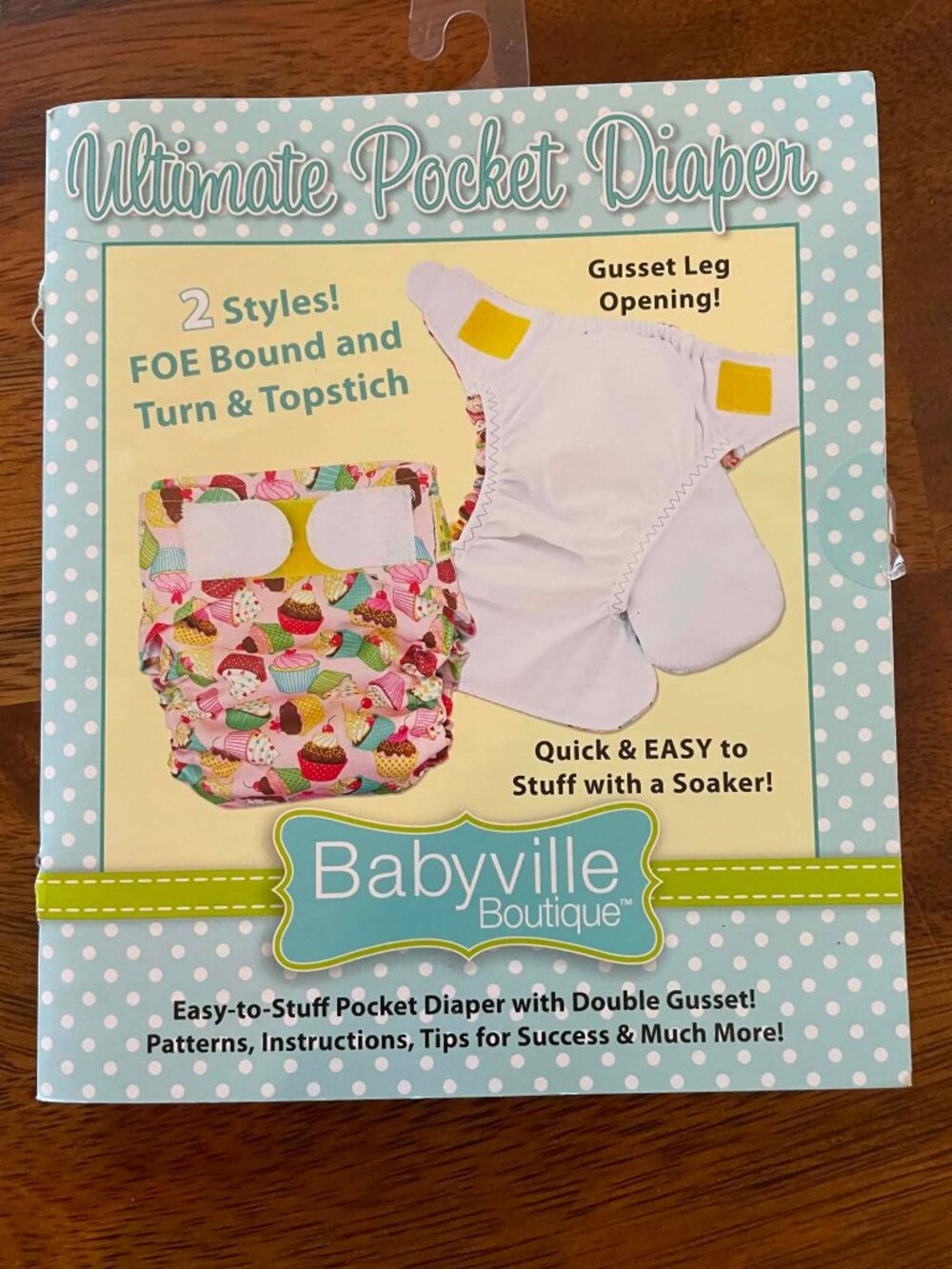 Babyville Boutique Ultimate Pocket Diaper - Book and Pattern